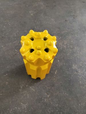 Botón R32 roscado broca 76m m del carburo de tungsteno agujeros del centro 4 del descenso de las brocas de Retrac de 3 pulgadas