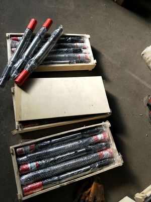 Adaptador de la caña del taladro del negro de R32 R38 para el taladro de roca de  HL400 HL500