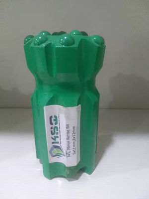 Resistencia de desgaste de alta velocidad de los pedazos de botón de las brocas T45 76m m Retrac del metal buena