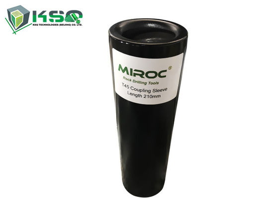 Manga de acoplamiento del taladro de roca del acoplamiento del tubo de taladro R32 para el acoplamiento de Rod de conexión de la extensión