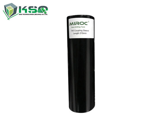 mangas de acoplamiento del taladro del diámetro de 33mm-76m m para la roca/el taladro Rod, color negro de la explotación minera