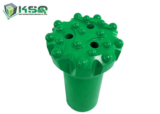 Pedazo de botón roscado cara plana superior minero del carburo del martillo GT60 127m m