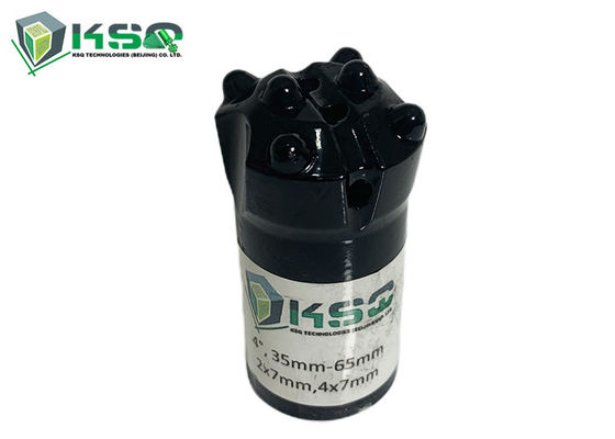 35-65m m pedazo de botón afilado 4 grados del carburo de tungsteno para la pequeña perforación de los agujeros