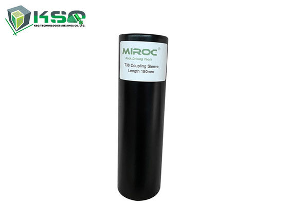 El carburo de T38 190m m inclinó las mangas de acoplamiento rectas de la perforación de roca de la caña