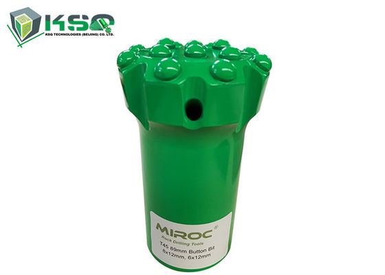 T45 roscó la broca del botón del diámetro 89m m para los taladros de martillo superiores