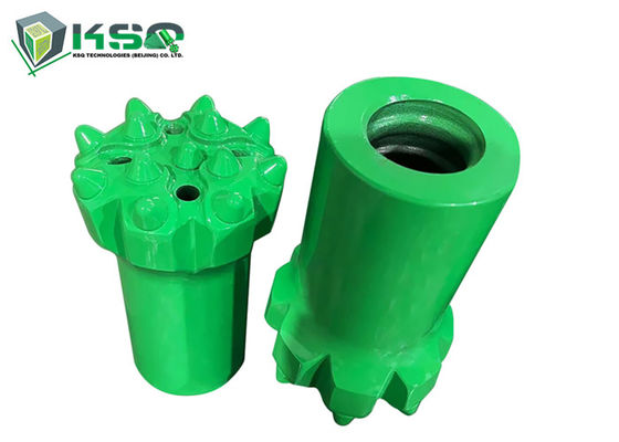 herramientas cónicas del martillo del top de la broca del botón T38 del centro del descenso de 89m m