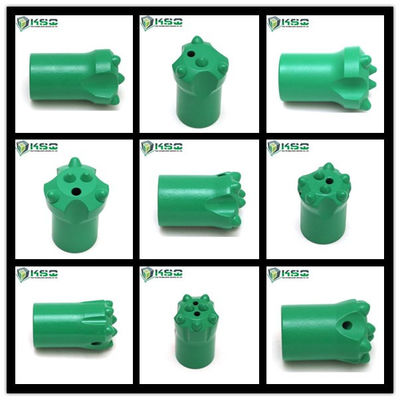 Brocas industriales del carburo de tungsteno de la explotación minera herramientas de perforación de 11 grados