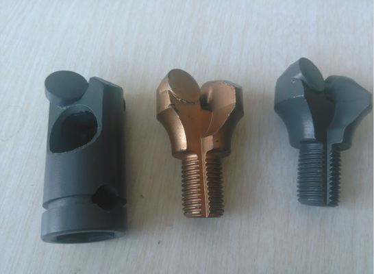 Alta caña del ancla del Dos-ala PDC de la broca del botón de la resistencia de flexión para el carbón/la explotación minera