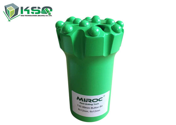 T45 balístico/esférico para la broca larga del botón del diámetro de la perforación 89m m del agujero