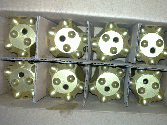 Herramientas de perforación de la explotación minera del carburo de tungsteno, 7° que extrae el pedazo de botón de la forma cónica de 34m m