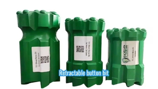 Broca de botón de carburo retráctil T51 de 89 mm MIROC para cantera minera